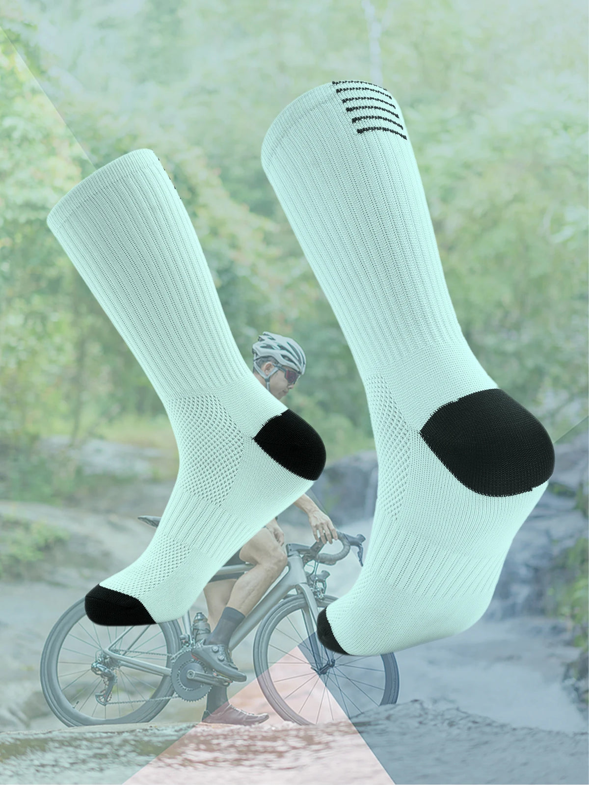 Professional Cycling Socks Long Tube Men's and Women's Outdoor Sports Quick-Drying Four Seasons Bicycle Socks Running Socks