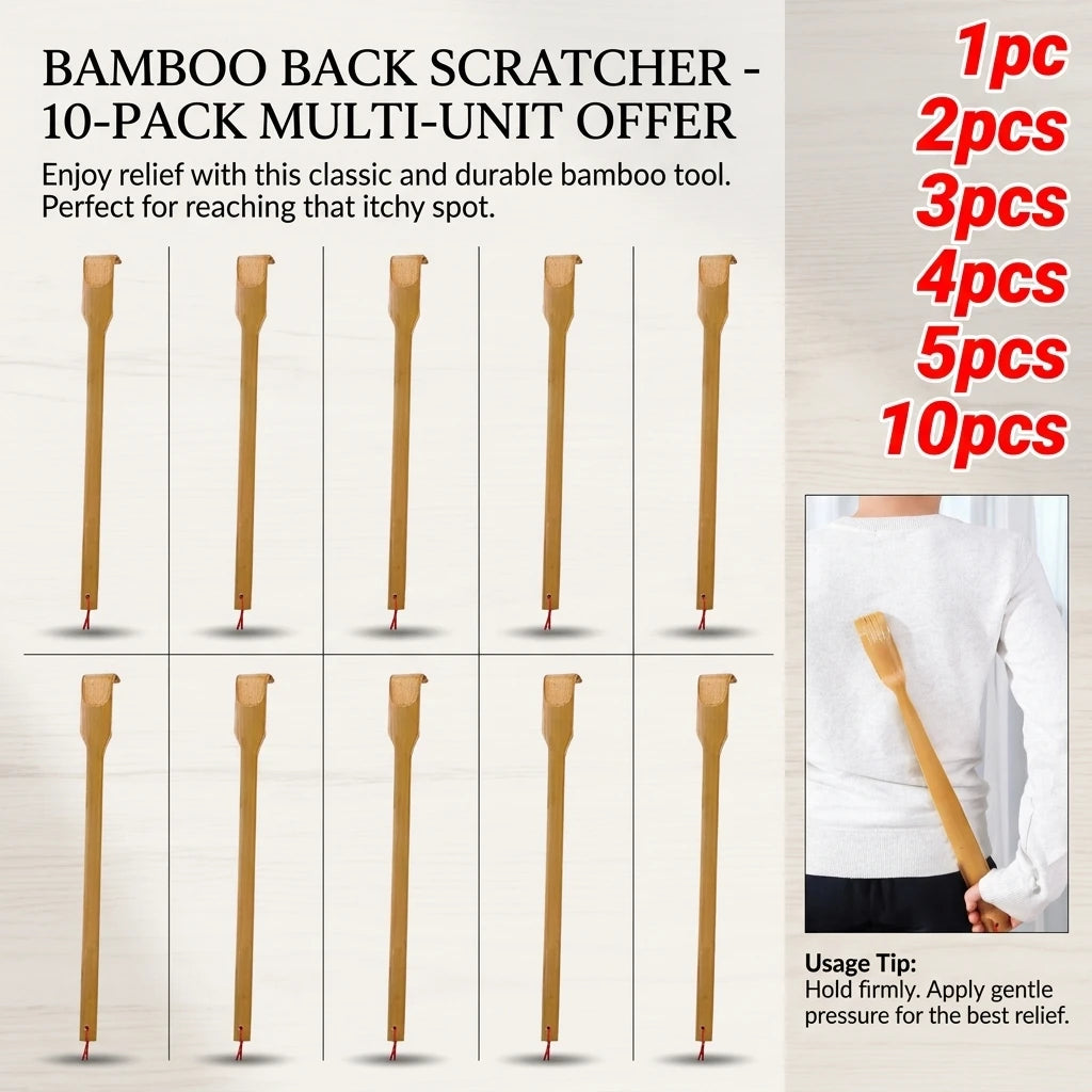 Bamboo Back Scratcher Old People Scratching Massager Body Massage Anti Itch Scraper Stick Health Care Product Tickling Artifact