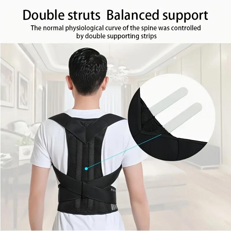 Adult Back Correction Belt Posture Correction Strap Fixed Clavicle Correct Hunchback Back Support Bracelet Underwear Home Clothe