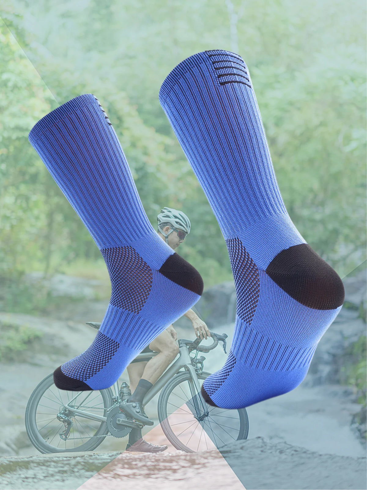 Professional Cycling Socks Long Tube Men's and Women's Outdoor Sports Quick-Drying Four Seasons Bicycle Socks Running Socks