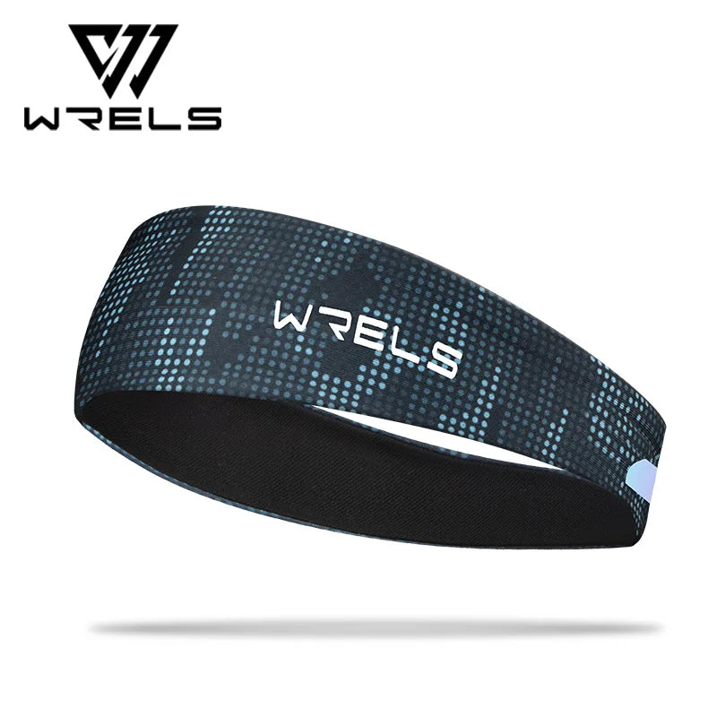 WRELS Headbands for Men Women Sweatband Sports Headband Moisture Wicking Workout Sweatbands for Running Yoga Non Slip Hair Band