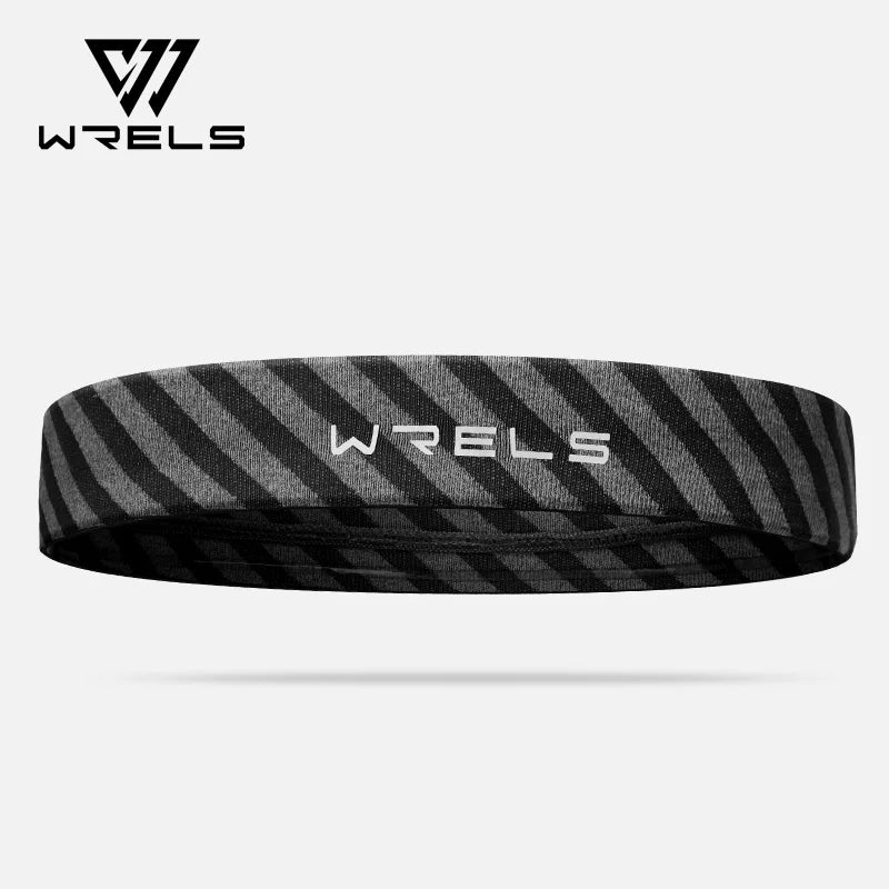 WRELS Sweatbands Sports Headband Moisture Wicking Hairband Non Slip Quick Drying Light weight Elastic Sweatband Running headband