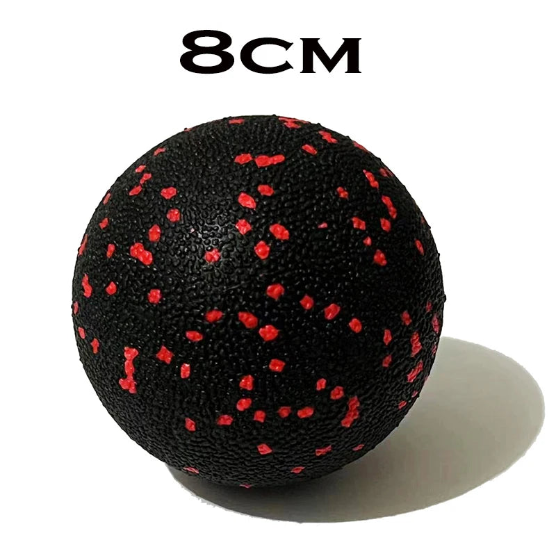 EPP Fitness Ball Double Lacrosse Massage Ball Set Mobility Peanut Ball for Self-Myofascial Release Deep Tissue Yoga Gym Home