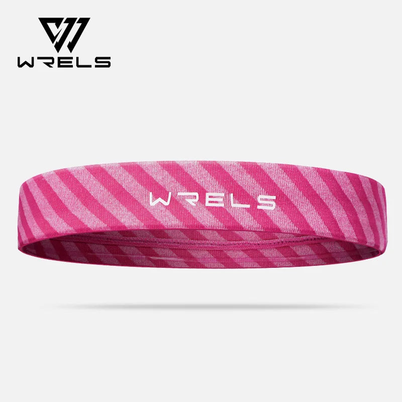 WRELS Sweatbands Sports Headband Moisture Wicking Hairband Non Slip Quick Drying Light weight Elastic Sweatband Running headband