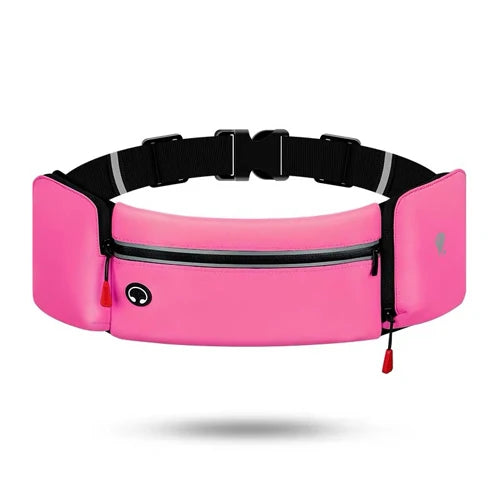 Breathable Marathon Jogging Cycling Running Bag Trail Hydration Belt Waist Bag Pouch Fanny Pack Phone Holder 500ml Water Bottles