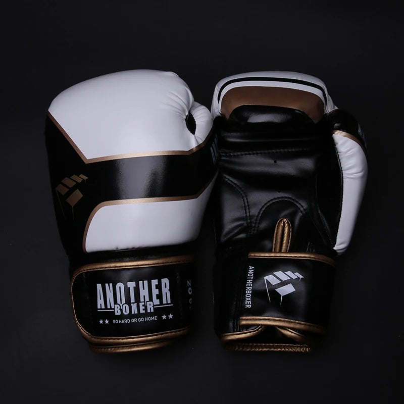 Boxing Gloves 6 12 14oz PU Leather Muay Thai Guantes De Boxeo Sanda Free Fight MMA Kick Boxing Training Glove For Men Women Kids