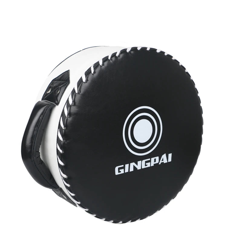 PU Boxing Shield Target Big Sanda Round Heavy Fighting Training Chest Protection Target Taekwondo Foot Punching Curve Focus Pads