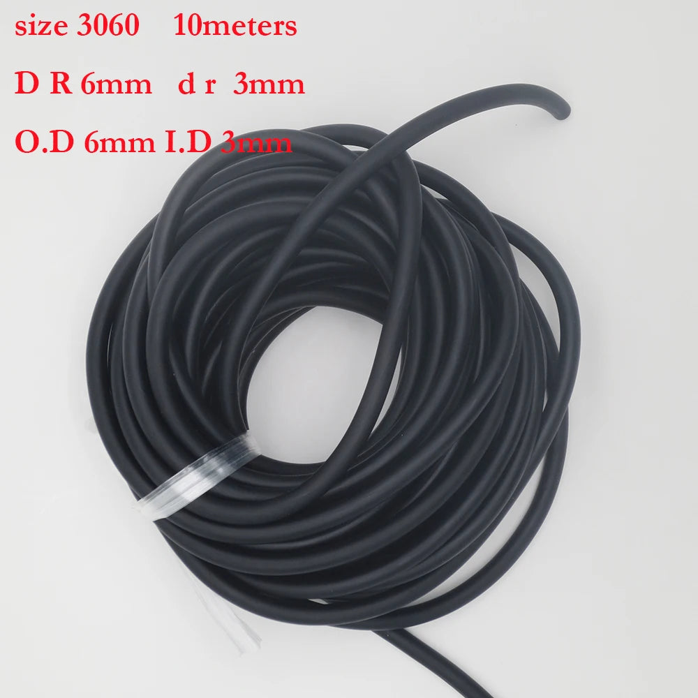 Resistance Band 10M A Piece Size 3060 3070 4070 Natural Rubber Band Latex Tube Pull Rope  Tourniquet Rope  exercise bands