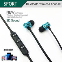 Neckband In-Ear Earphone With Mic XT11 Magnetic Adsorption Wireless Bluetooths Headset Sports Gaming Headphone Wired All Phones