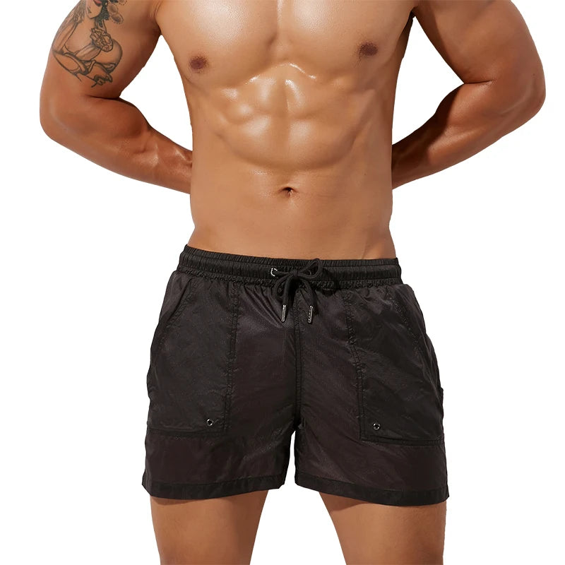 SEOBEAN Men Clothing Shorts Mesh Lined Casual Shorts Summer Thin And Light Quick Dry Gym Shorts Sexy Beach Surf Men Bottoms