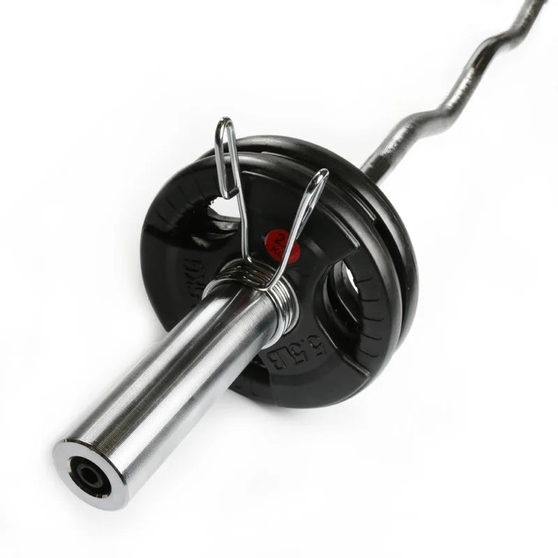 1.2m Gym Home Fitness Straight Curved barbell Pole Φ 25/50 mm Solid Standard Barbell Rod Weight Lifting Barbell Dumbbell Bar
