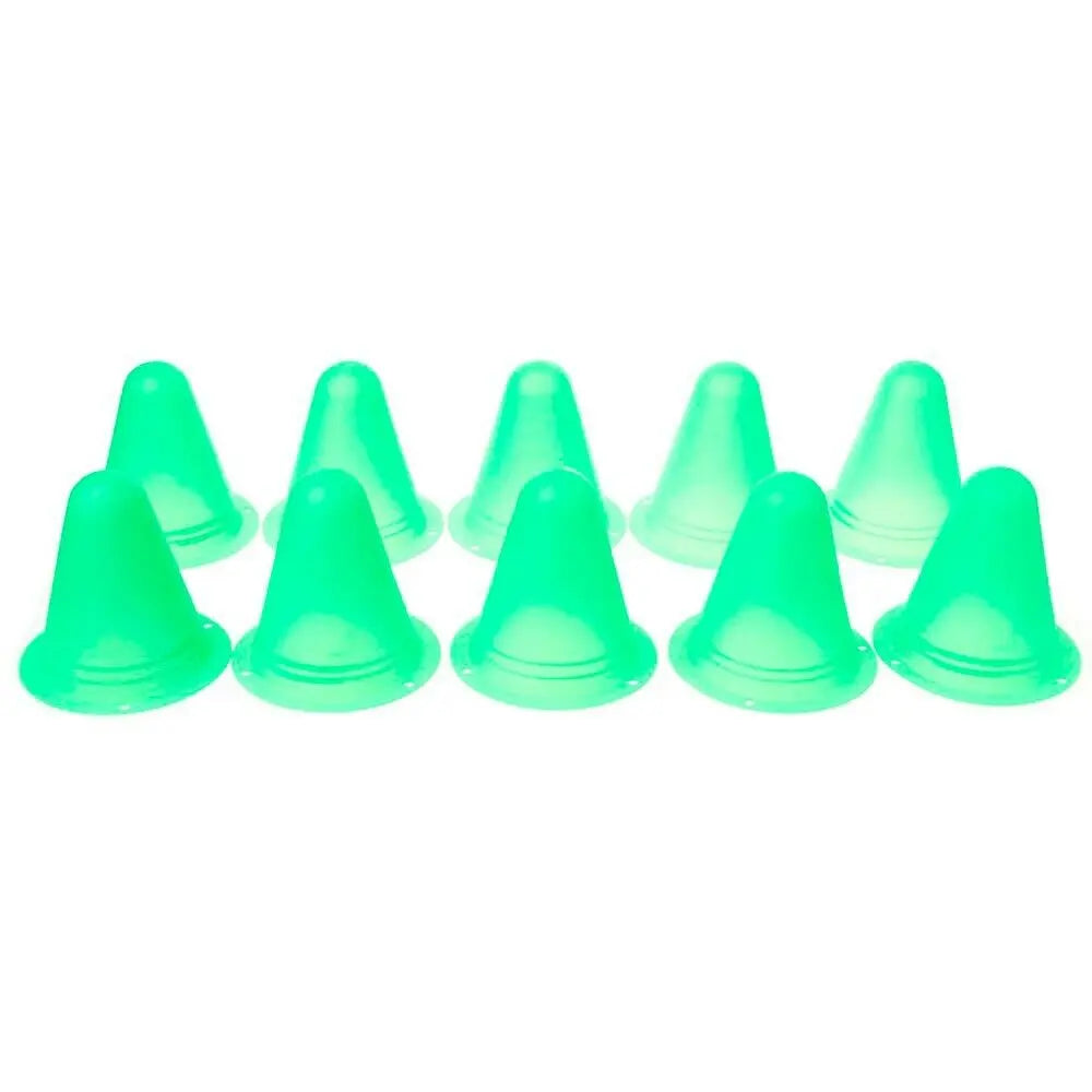 10pcs Agility Maker Cones for Slalom Roller Skating Training Traffic Cone Sports