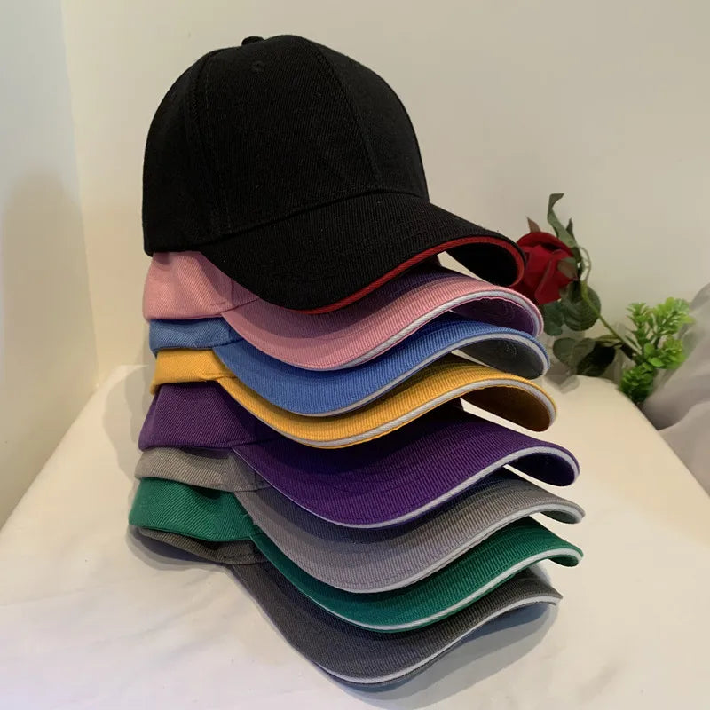 Unisex Cap Casual Acrylic Plain Baseball Cap Adjustable Hats For Women Men Hip Hop Cap Streetwear Dad Hat