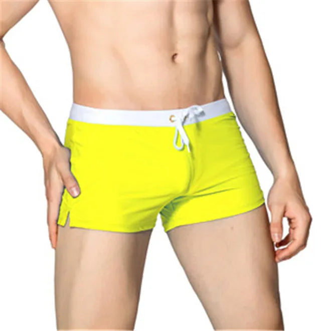 ALSOTO Summer New Quick Dry Mens Swim Shorts Summer Board Surf Swimwear Beach Short Male Running Gym Man Plus Size Trunks