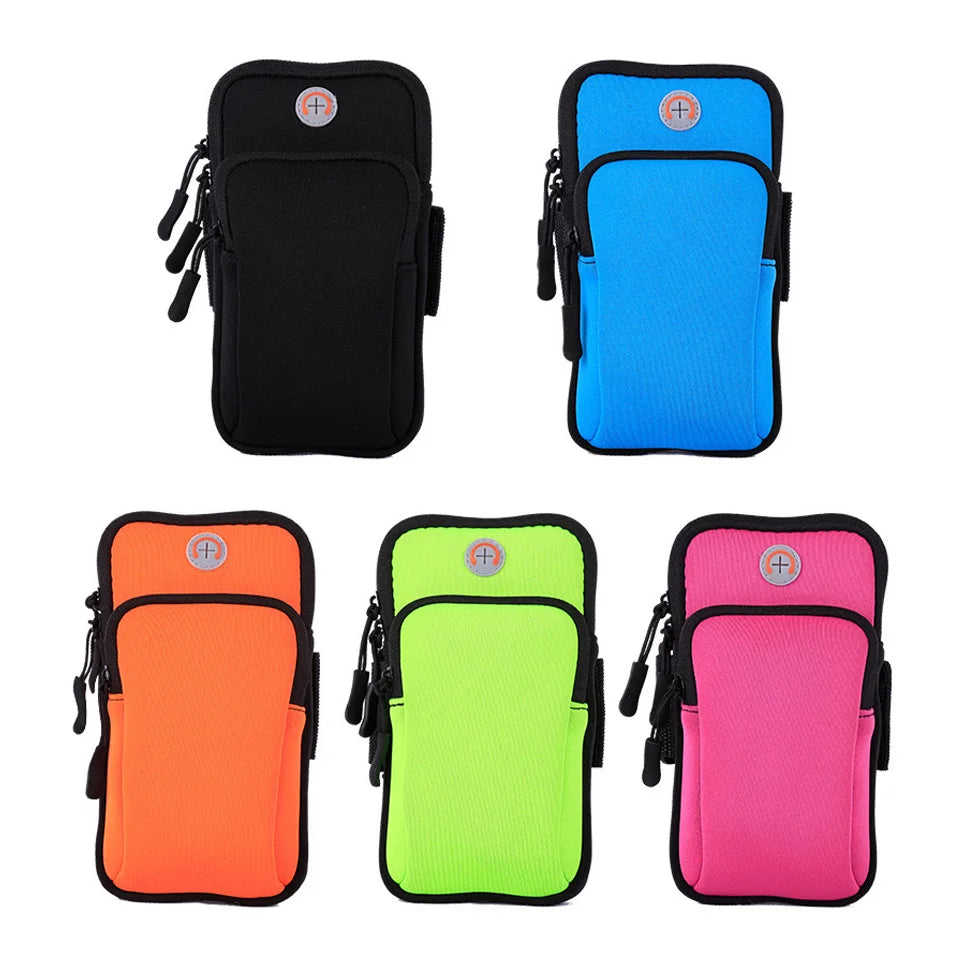 Sport Running Arm Bag Fitness Arm Band Bag Pouch Jogging Mobile Phone Holder Pouch Belt GYM Cover for Smartphone 6