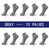 Men Summer Boat Socks Large size 44,45,46,47,48 Black Breathable Fashion Black Male Cotton Socks Men short Big New 10 Pairs