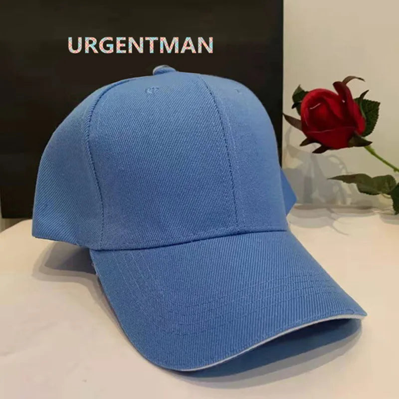 Unisex Cap Casual Acrylic Plain Baseball Cap Adjustable Hats For Women Men Hip Hop Cap Streetwear Dad Hat