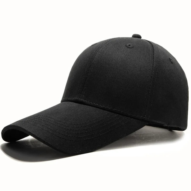 Dad Summer Fishing 11cm Long Peak Dry Quick Sun Cap Outdoors Cotton Large Snapback Hats Big Head Man Oversize Baseball Caps
