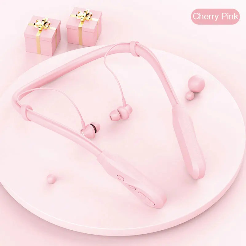 EARDECO 200 Hour Playback Bluetooth Headphone Bass Wireless Headphones Neckband Earphone with Mic Sport Music Headset Stereo