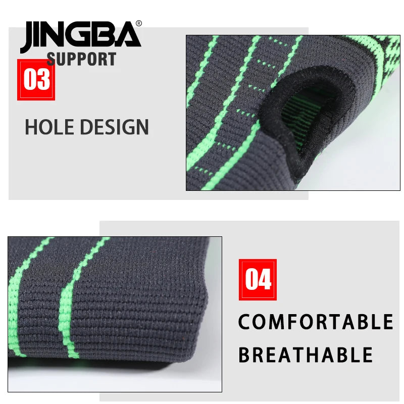 JINGBA SUPPORT 1 PCS Weightlifting Wrist Straps Support Protective Boxing Hand Wraps Wrist Brace Joint Protector