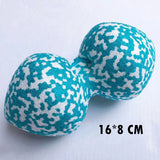 EPP Fitness Ball Double Lacrosse Massage Ball Set Mobility Peanut Ball for Self-Myofascial Release Deep Tissue Yoga Gym Home