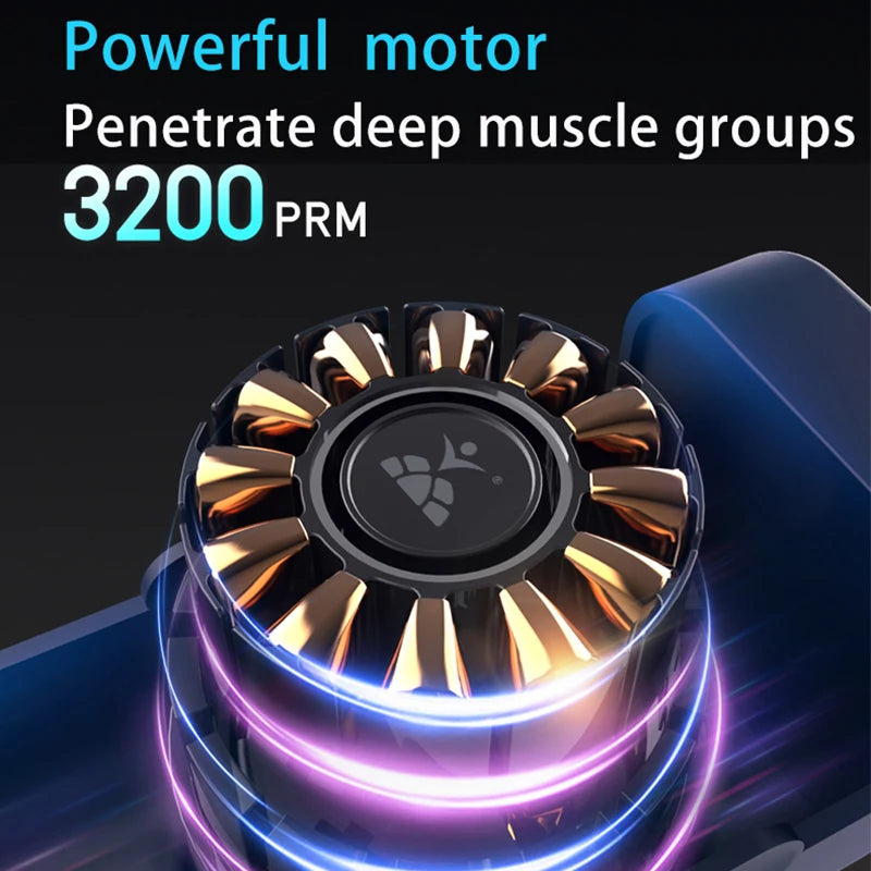 Booster M2-D Massage Gun Deep Tissue Percussion Neck Back Body Massager Portable Fascia Gun Muscle Relaxation Electric Massager