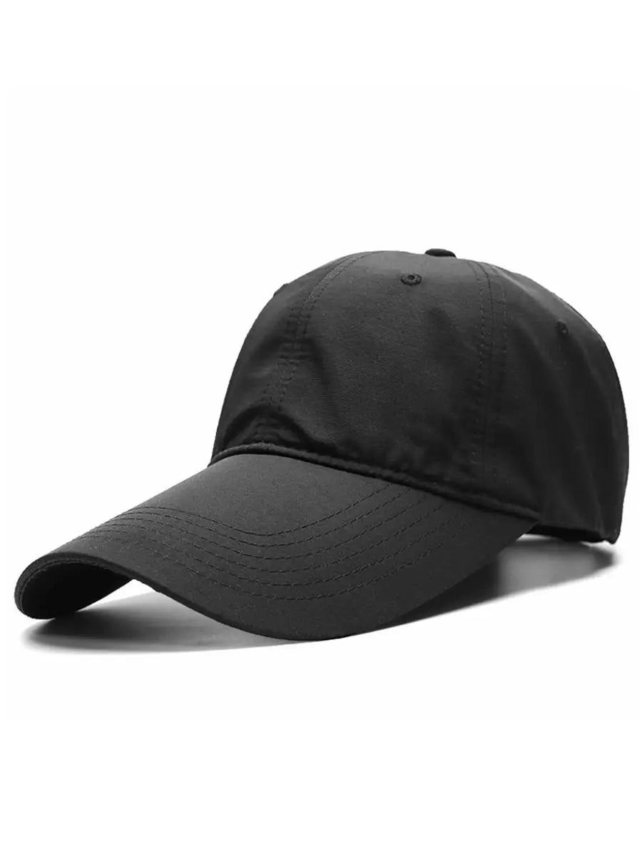 Dad Summer Fishing 11cm Long Peak Dry Quick Sun Cap Outdoors Cotton Large Snapback Hats Big Head Man Oversize Baseball Caps