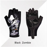 CHOOEE Fitness Anti-sweat Men Women Gloves Cycling Half Short Shockproof Gloves Bicycle Finger Anti-slip Glove Bike Sports