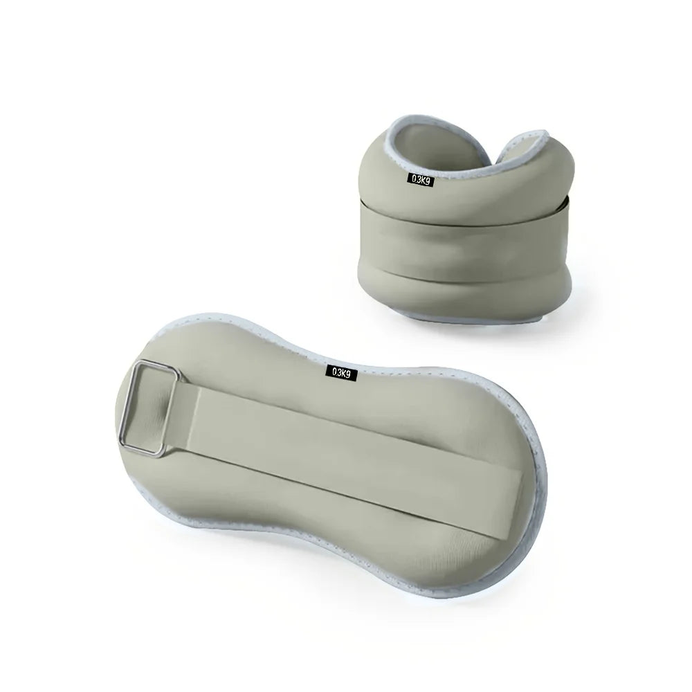 2PCS Adjustable Ankle Brace Wristband Weight-bearing Soft Sand Weighted Sandbag Comfortable Breathable Wrist Ankle Weights