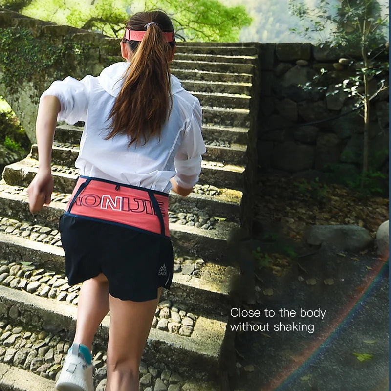 AONIJIE W8101 New 450ML Belt Hydration Waist Pack Ultralight Waist Bag Phone Holder for Outdoor Trailing Running Camping Hiking