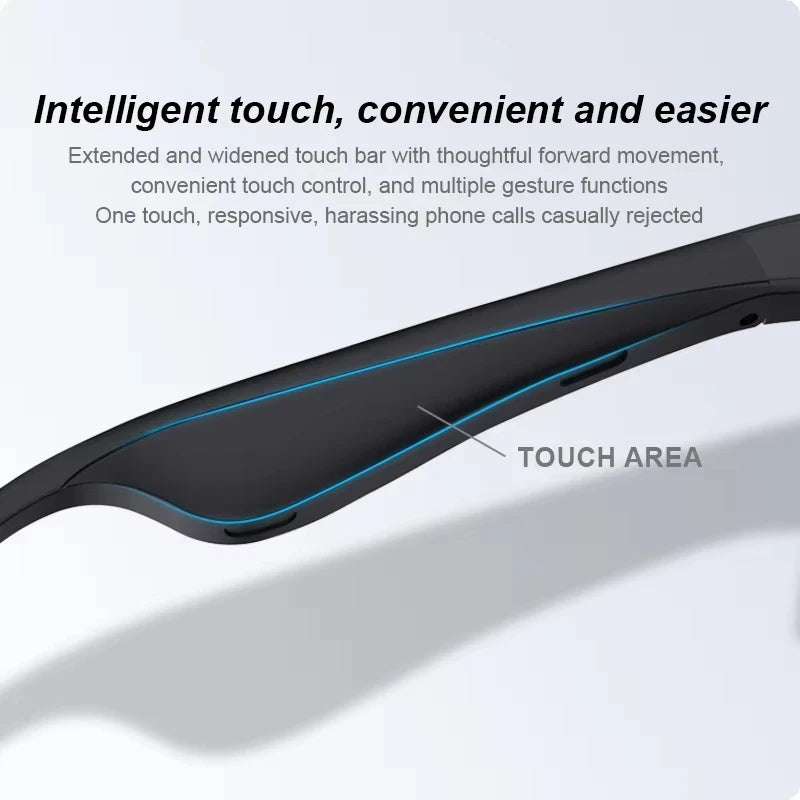 Lenovo 8KHD 1600MP Smart Glasses AI Translation Hands-Free Calling AI Chat Logging Music Playback Smart Sunglasses For Women Men