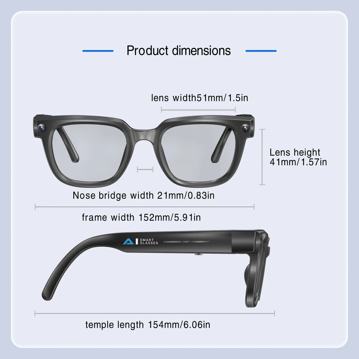 Q11 Smart Glasses 4K Camera Photo Video Real-Time Multi-Language Translation Bluetooth Call & Stereo Music Photochromic Eyeglass