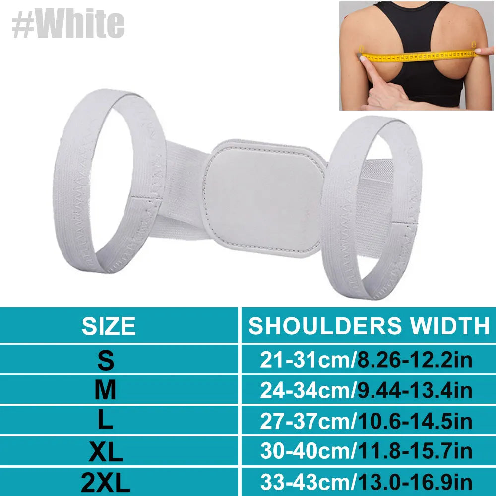 Back Posture Corrector Belt Adjustable Shoulder Neck Spine Reshape Body for Column Posture Correction for Women Men Straightener