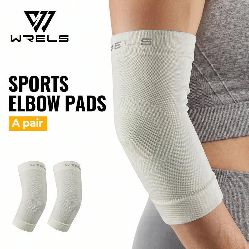 WRELS Elbow Brace Compression Arm Sleeve Breathable Ultralight Elbow Support Non Slip Men Women Basketball Gym Elbow Protector