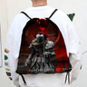 Horror Film I-It P-Pennywise Clown Drawstring Bags Sports Backpack Gym Sackpack Water Resistant String Bag For Cycling