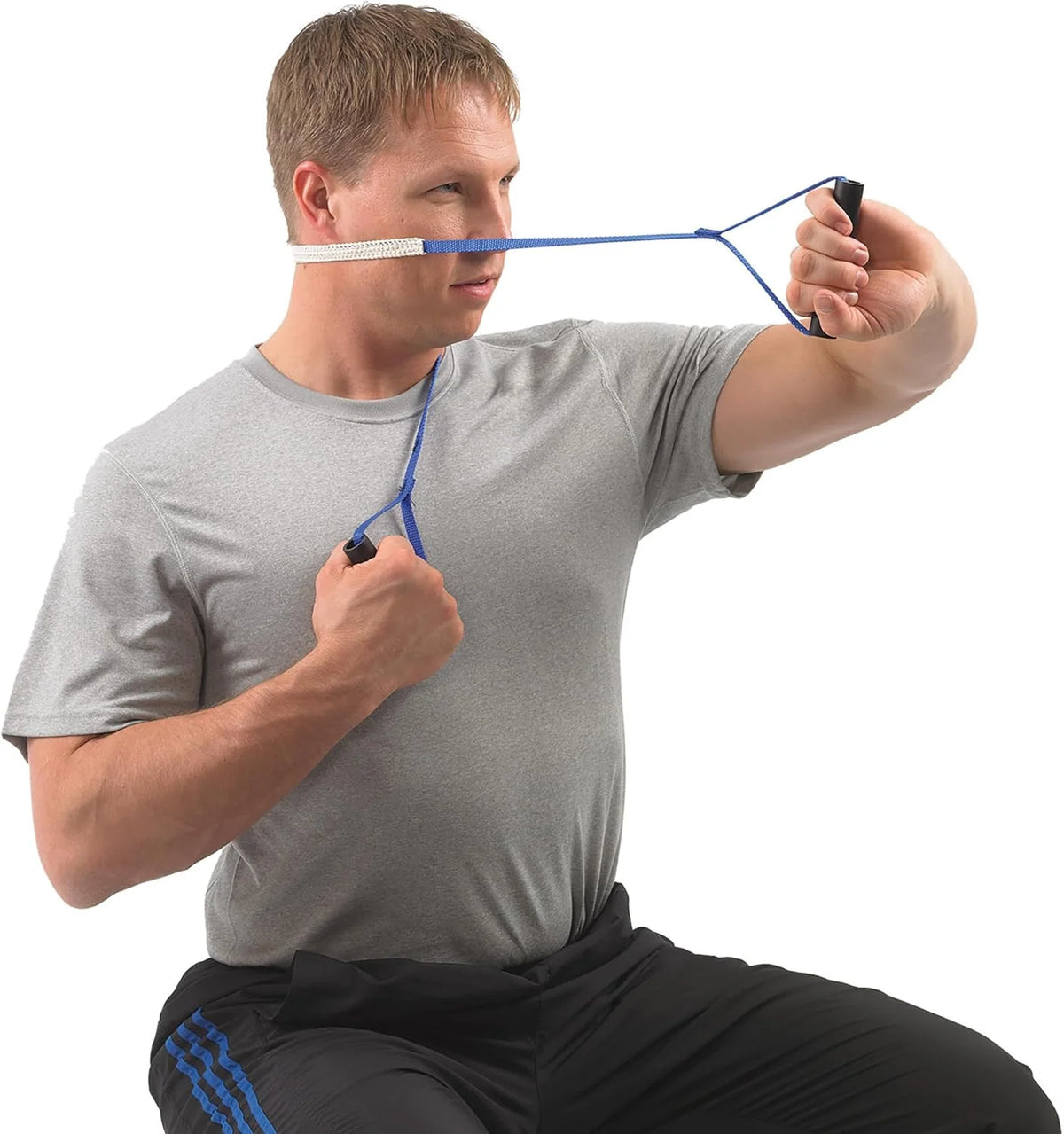 Cervical Traction Tool Neck Stretcher Strap Exercise Cervical Stretcher Belt for Recovery Self-Release Rehabilitation Strap