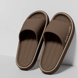 Men's poop - stepping - feeling slippers, suitable for summer, for home use, indoor, bathroom - anti - slip, with thick soles