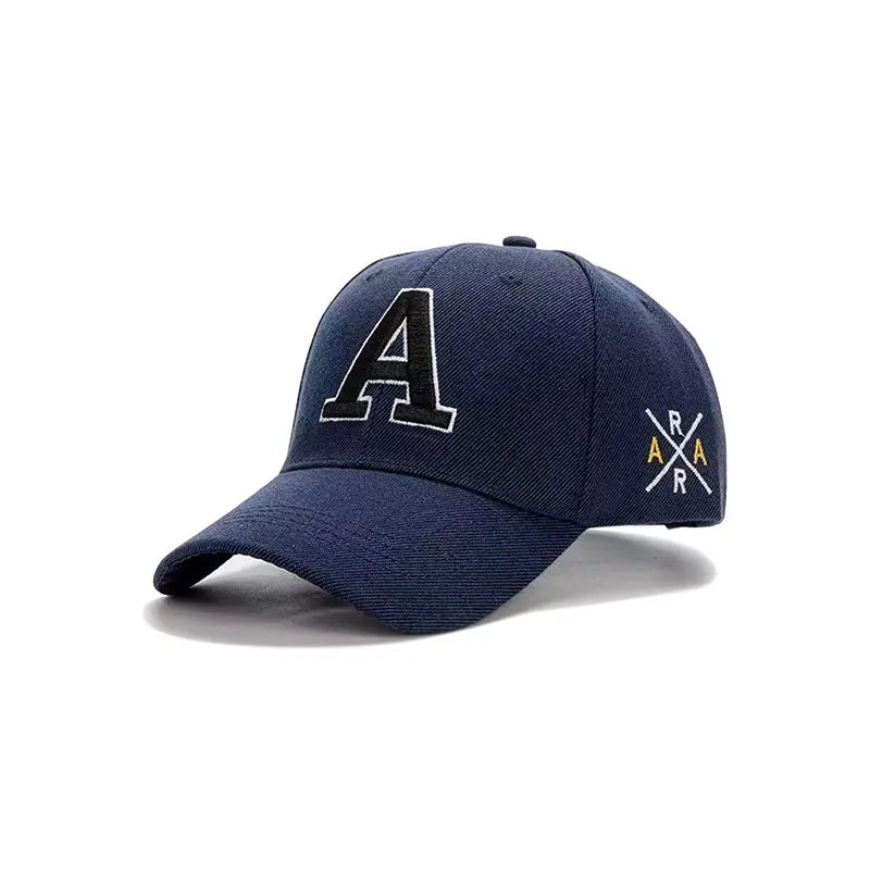 1 Summer Men's Embroidered A Letter Multi Color Duck Tongue Hat Outdoor Sports Baseball Hat
