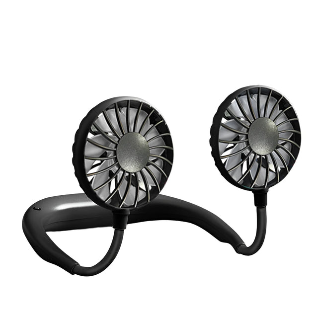 Neck Fan Rechargeable 1200mAh 3 Speeds Hands Free Wearable Fan Portable Personal Cooling Fan for Travel Outdoor Hot Sale