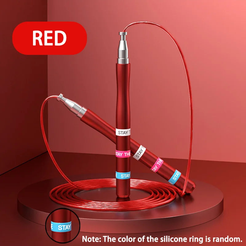 Aluminum Alloy Steel Wire Metal Handle Student Adult Fitness Fat Burning Racing Training Competition Skipping Rope
