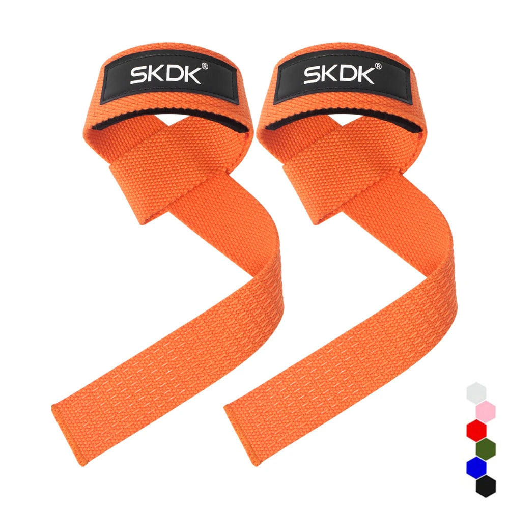 2Pcs Weightlifting Wrist Straps Strength Training Adjustable Non-slip Gym Fitness Lifting Strap Wrist Support Sports Grip Band