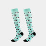 2 Pairs Funny Halloween Unisex Sports Compression Leg Socks Elastic Support Socks for Festival Daily Wear