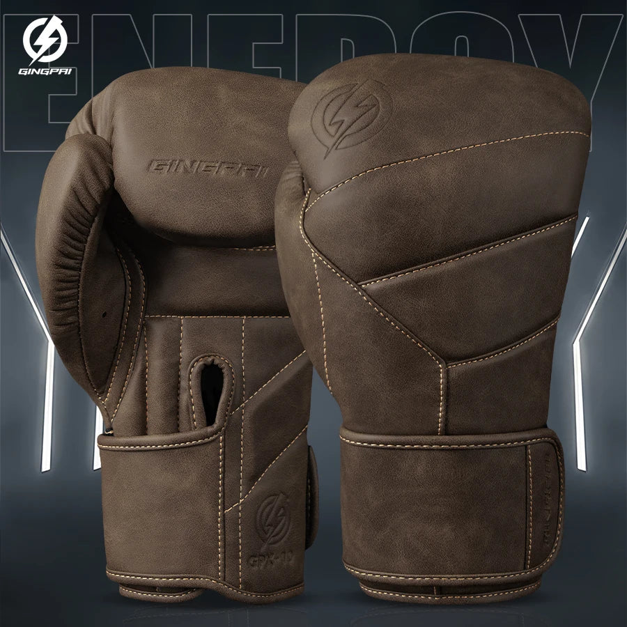 High Quality 8/10/12/14oz Boxing Gloves Adult Men's Sanda Combat Punching Bag Training Women's Thick Breathable Muay Thai Combat