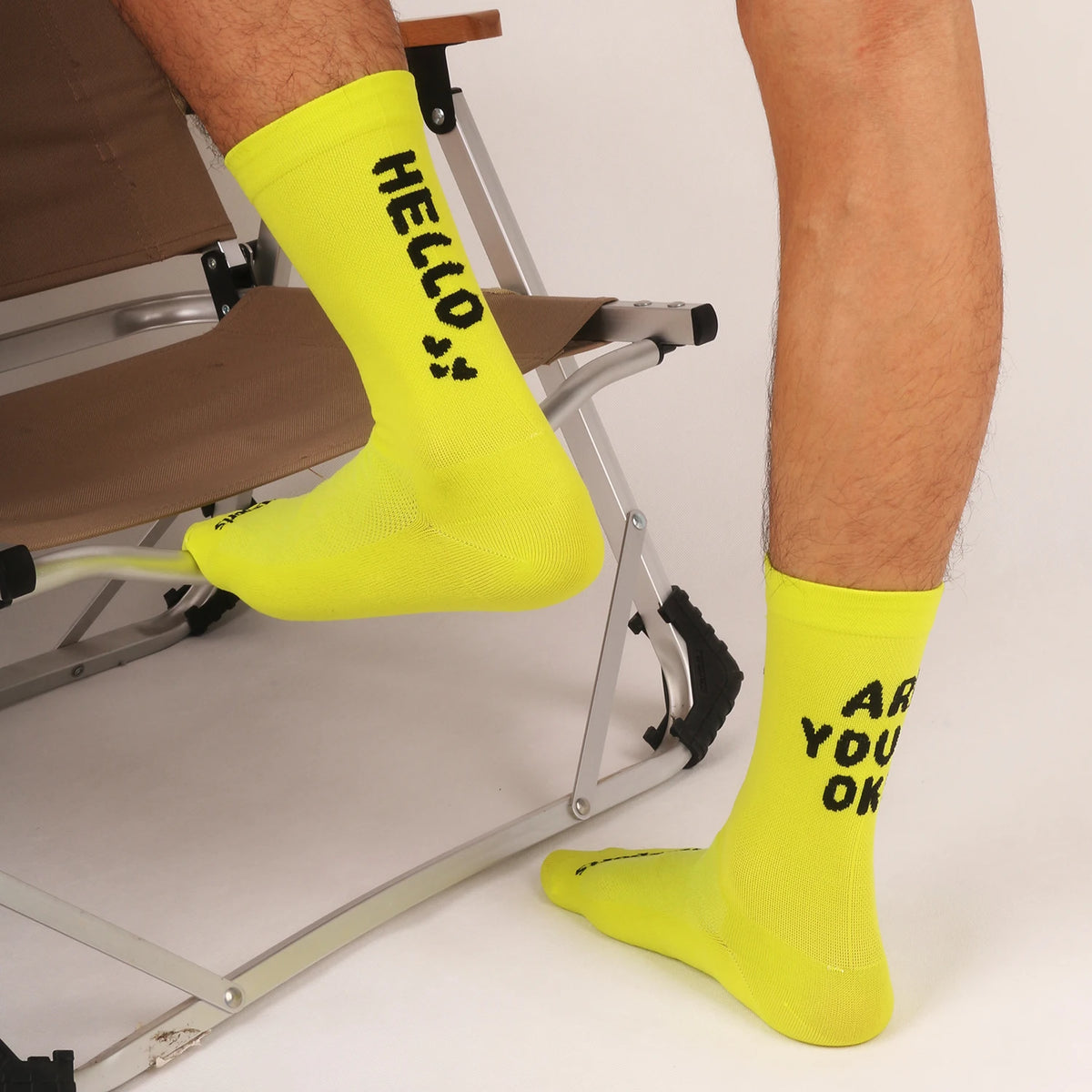 Summer New Internet Celebrity Cycling Socks Bicycle Sports Breathable Quick-Drying Sweat-Absorbent High-Elastic Men's and Women's Four-Season Mid-Tube Socks
