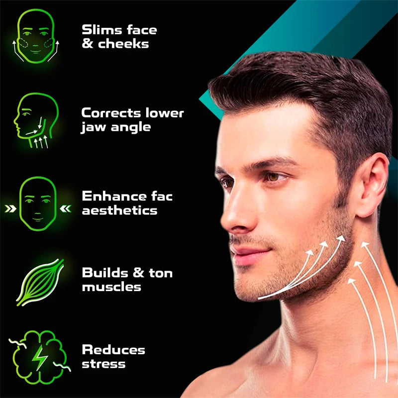 6pcs Anti-aging Jaw Exerciser Food-grade Silica Neck Face Toning Jawline Muscle Balls Slimming Face Tools Chin Cheek Lifting