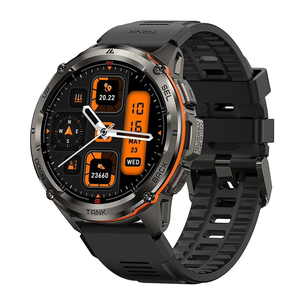 2025 Original KOSPET TANK T3 Ultra GPS Smart Watch for Men Rugged Smartwatch 470mAh Fitness AMOLED Bluetooth Electronic Watches