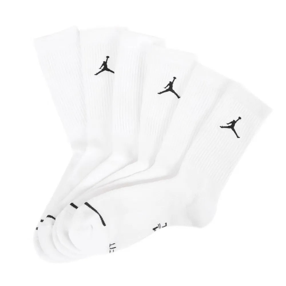Nike Men's and Women's Sports Socks, 3-Pack  Basketball Socks: Durable, Soft, Moisture-Wicking Cotton Socks SX5545-100