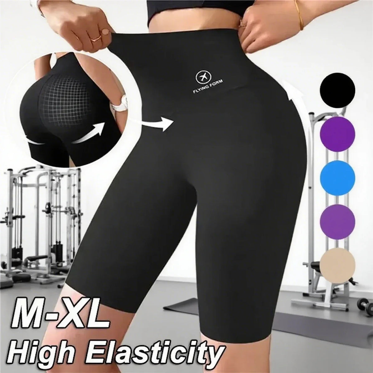 M-XL Women Shorts Sports Shorts for Women New Cycling Jogging Fitness High Waist Push Up Gym Shorts Leggings Yoga Clothing