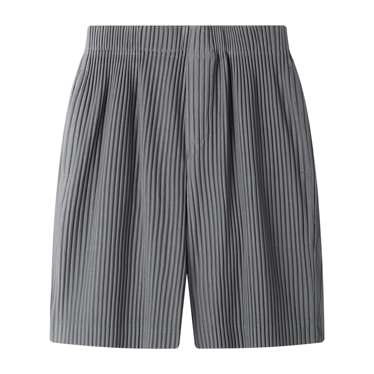 Miyake Pleated Shorts For Men Five-point Pants Baggy Casual Sports Shorts Japanese Pleated pants
