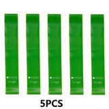 5PCS Fitness Resistance Rubber Bands Elastic Pull-up Bands for Training Pulling Up Exercise Leagues LLD04
